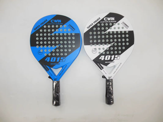 Kaiwei Blue and White Beach Appearance Beautiful Sports Board Tennis Racquet 50% Carbon Manufacturer Sales