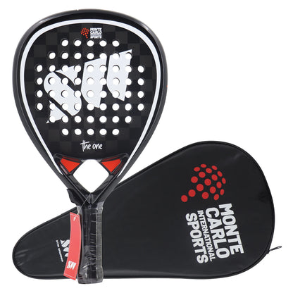 Padel Racket 2022 Carbon Fiber Soft EVA Surface High Balance Diamond Shape Sports Racket for Advanced Players Paddle